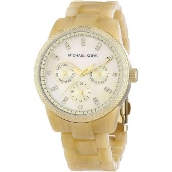 MICHAEL KORS GOLD WATCH STYLE 5039 - Picture 1 of 5